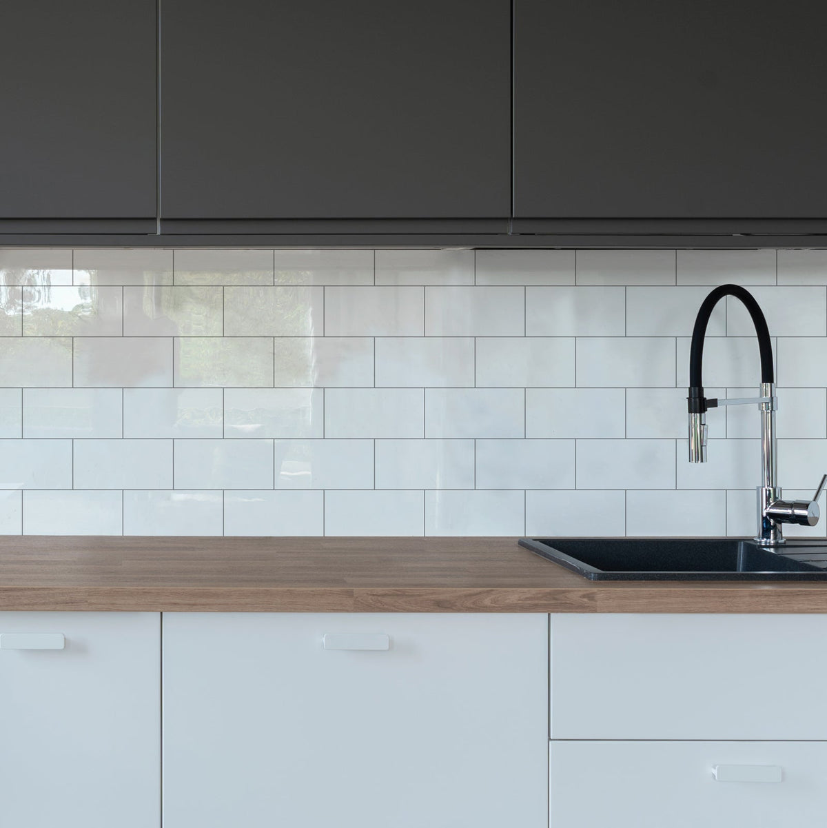 subway tile stick on kitchen