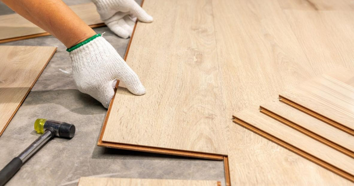 vinyl flooring over tiles