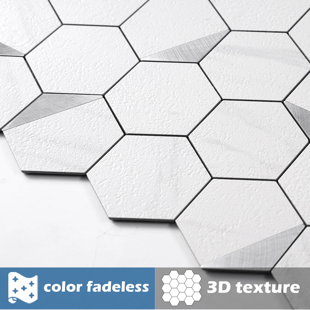 Detailed texture image of self-stick tiles