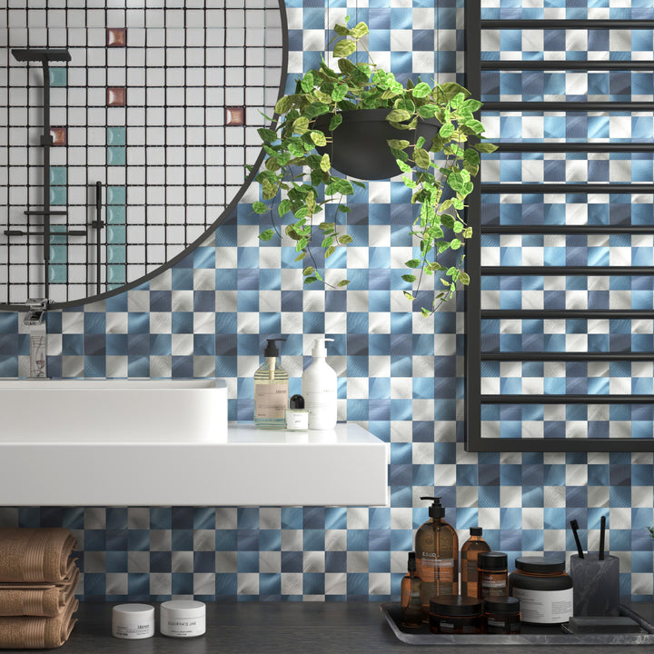 bathroom peel and stick tile