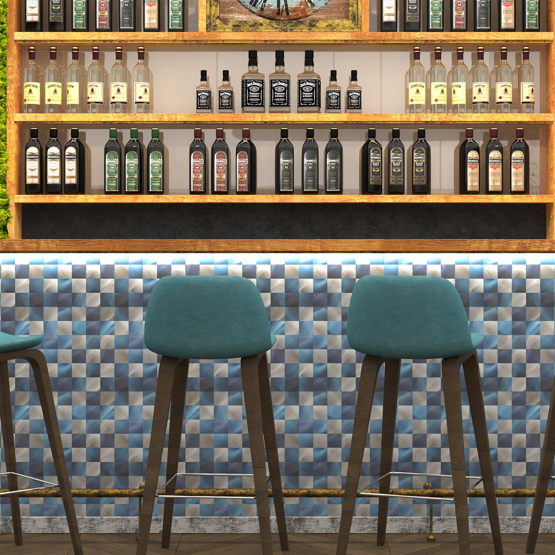 peel and stick tile for bar