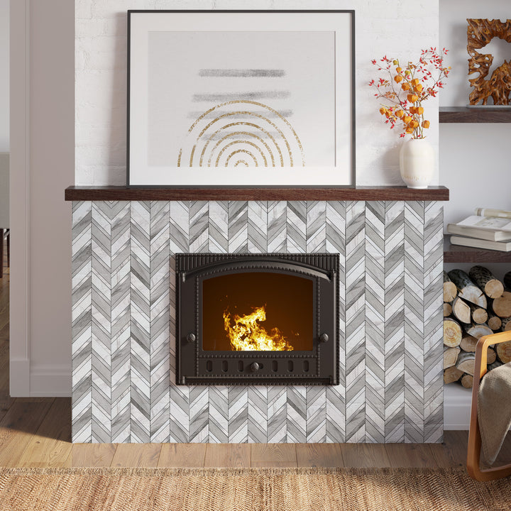 fireplace peel and stick tile