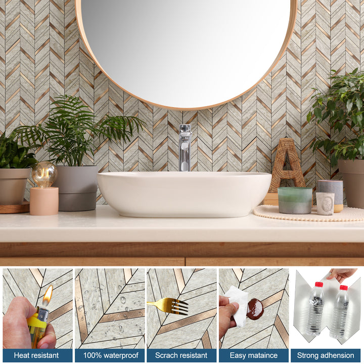 self adhesive bathroom tiles