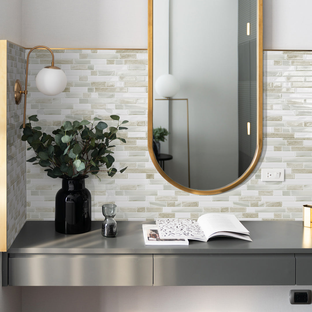 stick on bathroom tiles wall