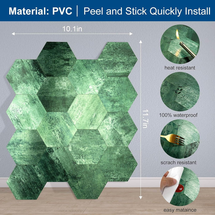 peel and stick tiles size