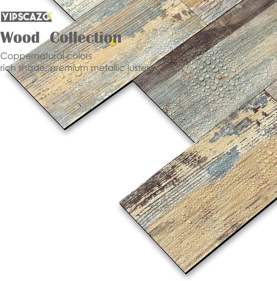 Clear image of self-adhesive tile patterns