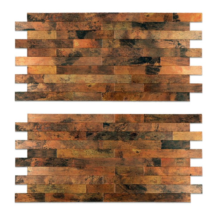 copper peel and stick tiles