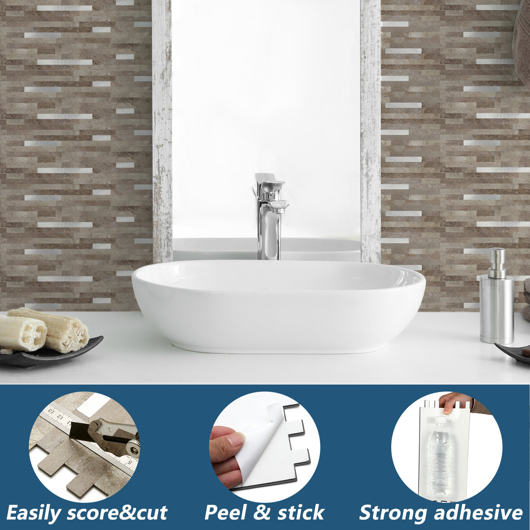 adhesive bathroom wall tiles