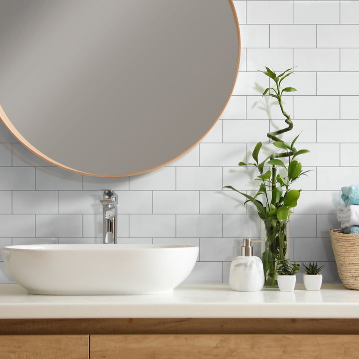 Sophisticated look in the bathroom