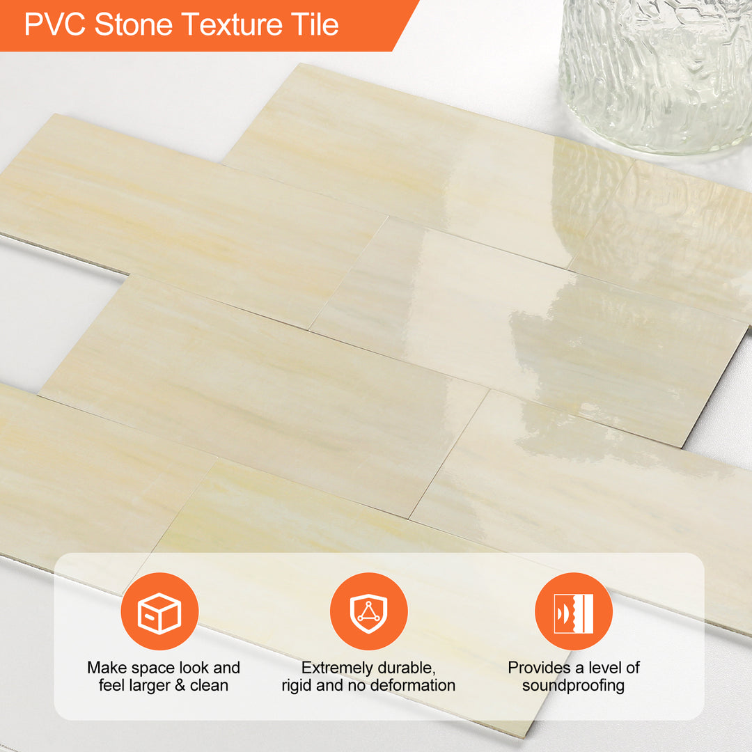Clear image of self-adhesive tile patterns