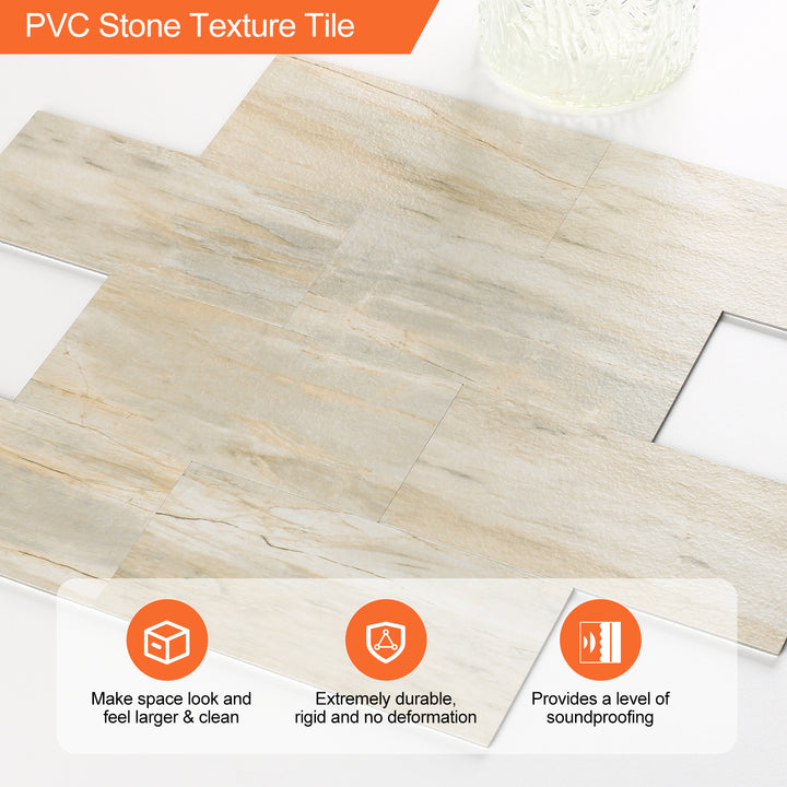 Detailed texture image of self-stick tiles