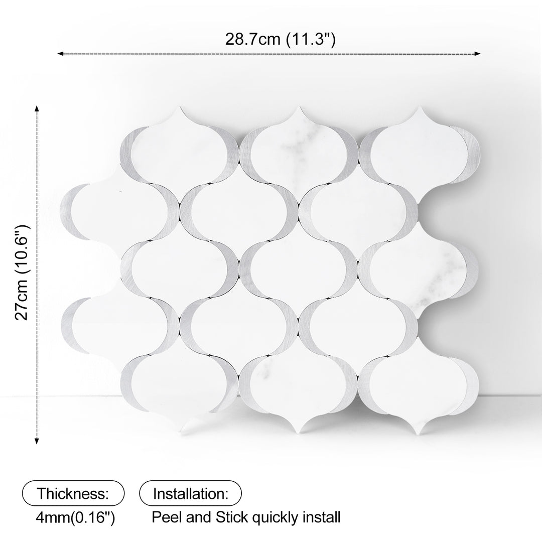 backsplash tile size