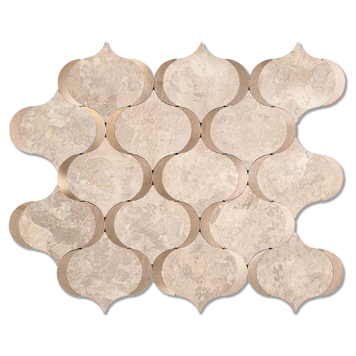 beige peel and stick lantern tiles