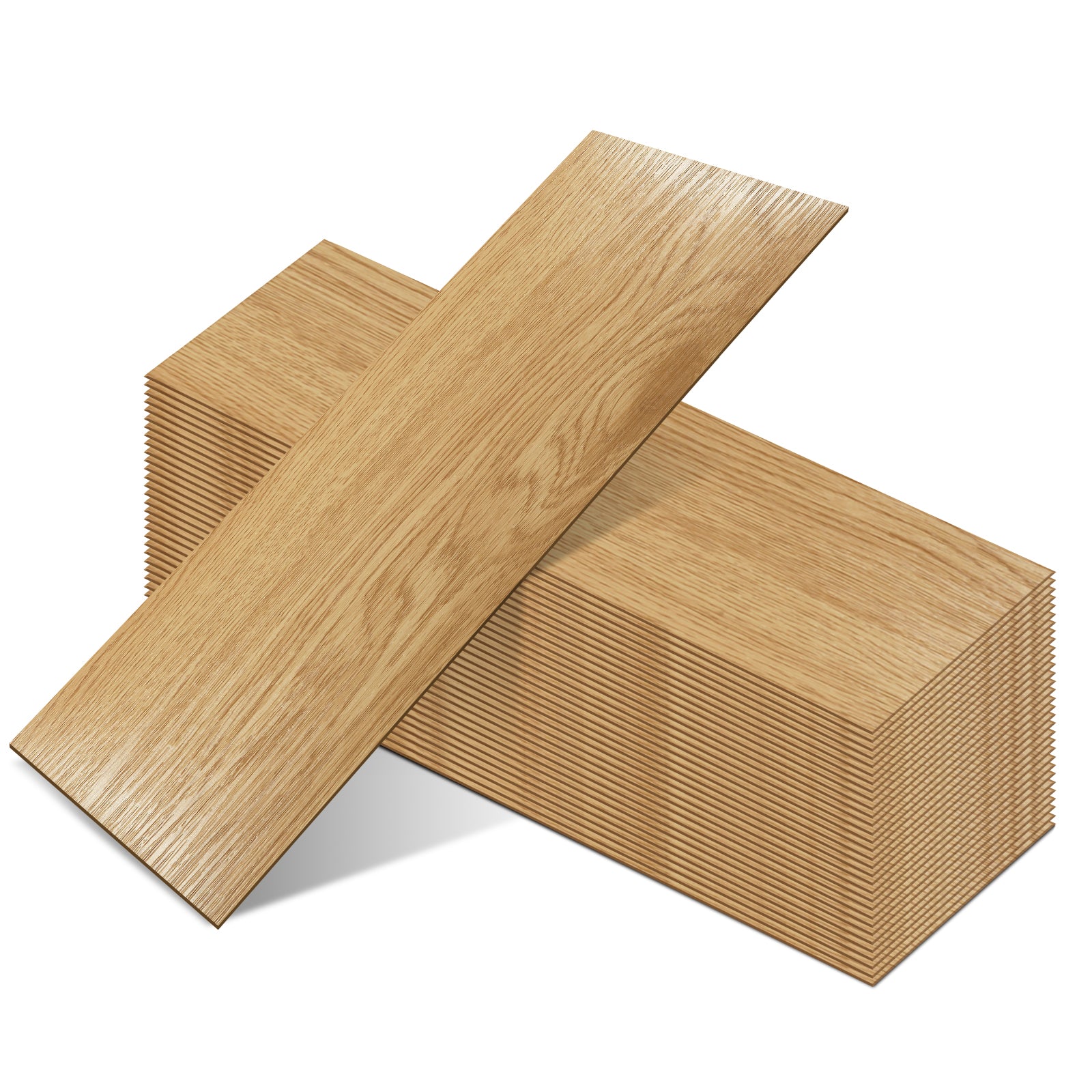 Peel-and-Stick Vinyl Wood Flooring in Natural Maple