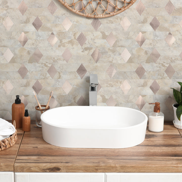 peel and stick tile for bathroom