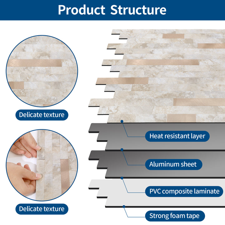 backspalsh tile structure