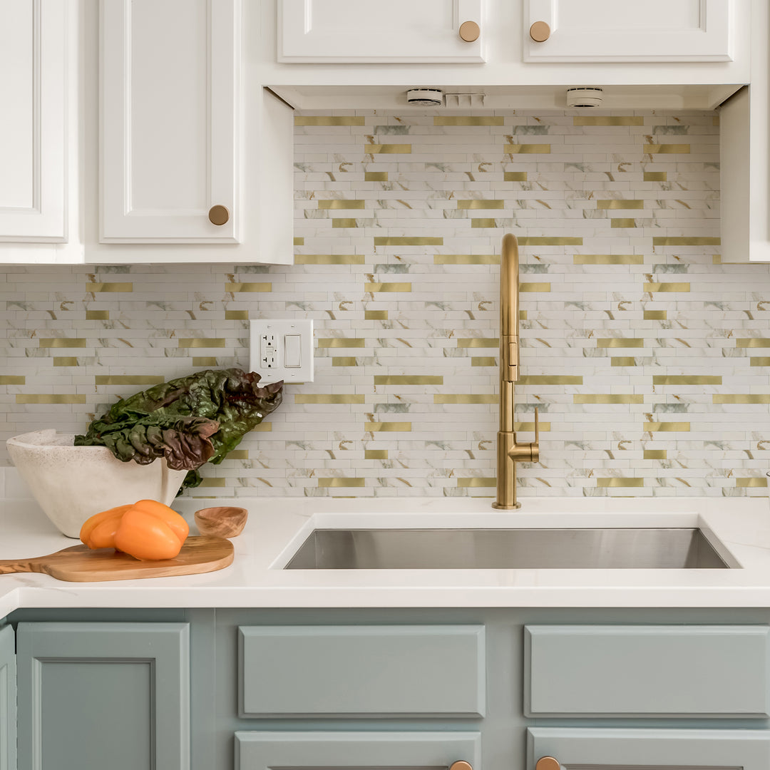 The outcome after installing the kitchen