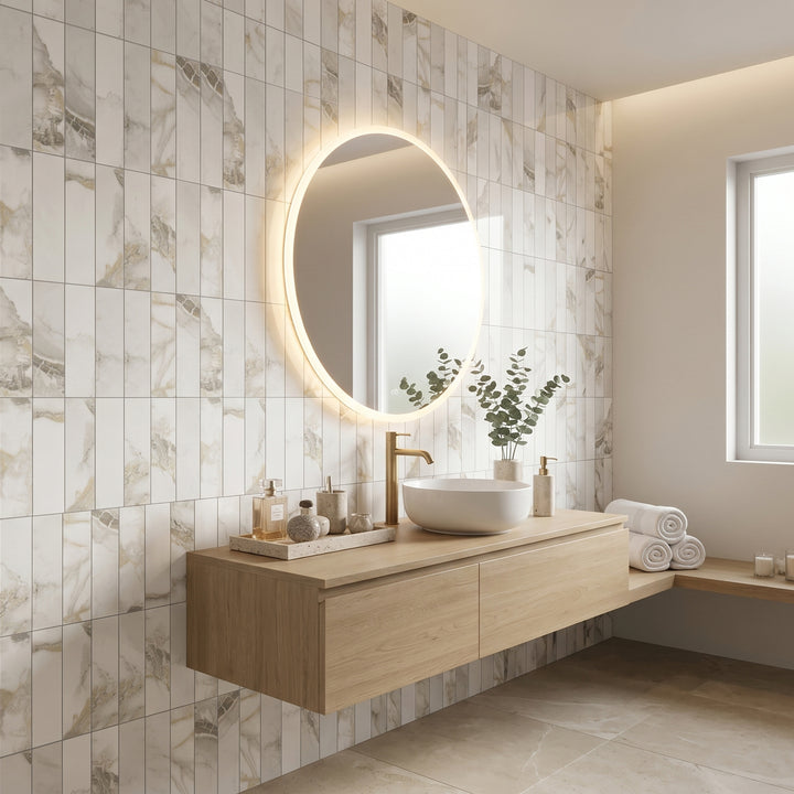 peel and stick bathroom tiles