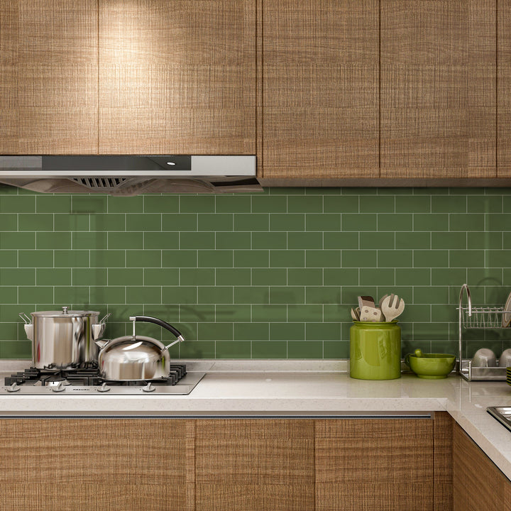 kitchen subway tile backsplash