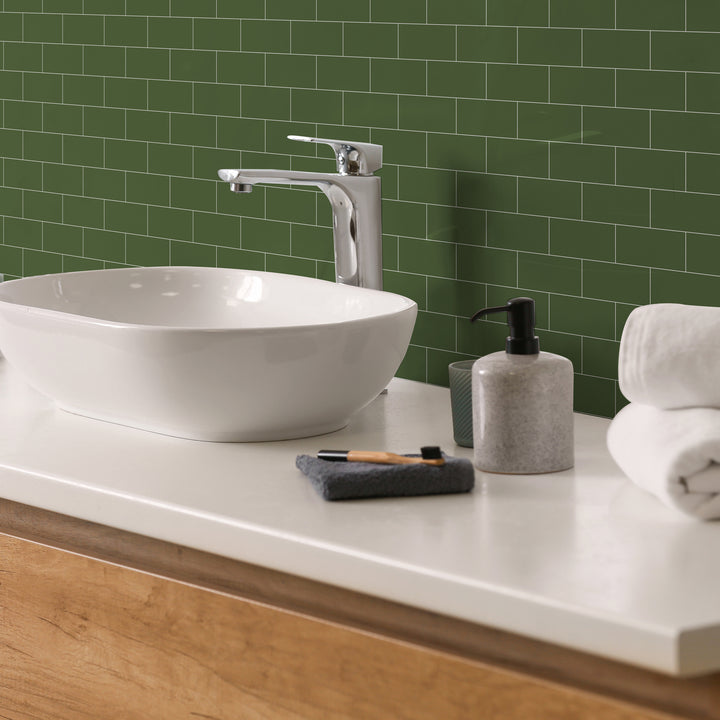 bathroom stick on tiles