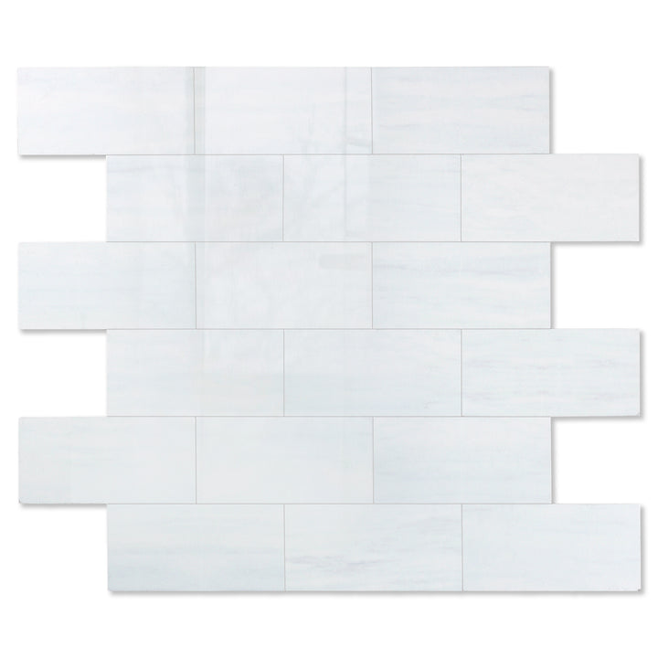 Marble White Grey Peel and Stick Tile
