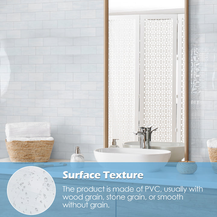 stick on tiles bathroom wall