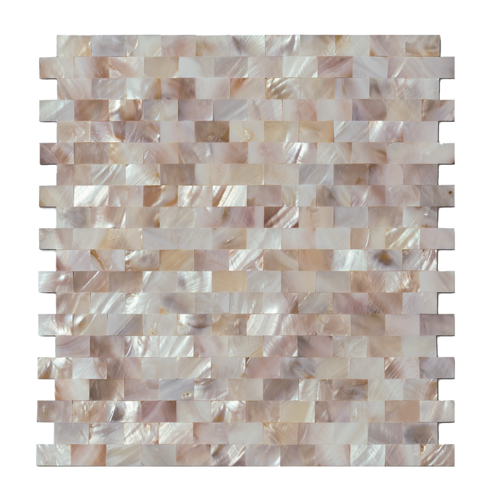 11.8" X 11.8" Colorful Nature Mother of Pearl Tile Peel and Stick Shell Mosaic Tile