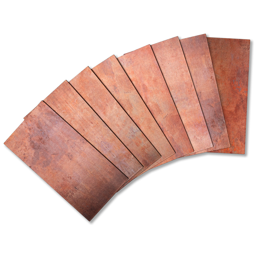 Copper Peel and Stick Backsplash