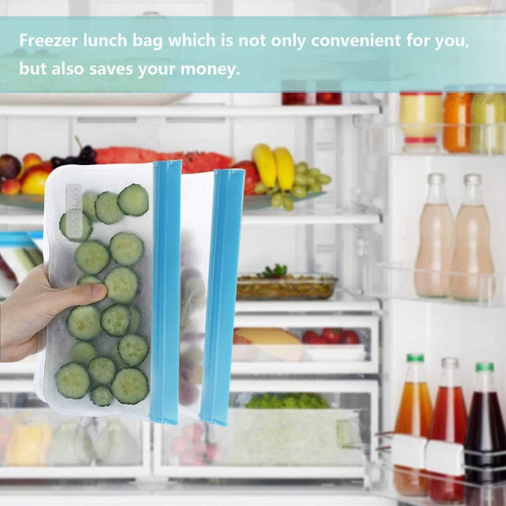 Reusable Storage Leakproof Freezer Bags Storage Bag 10pcs
