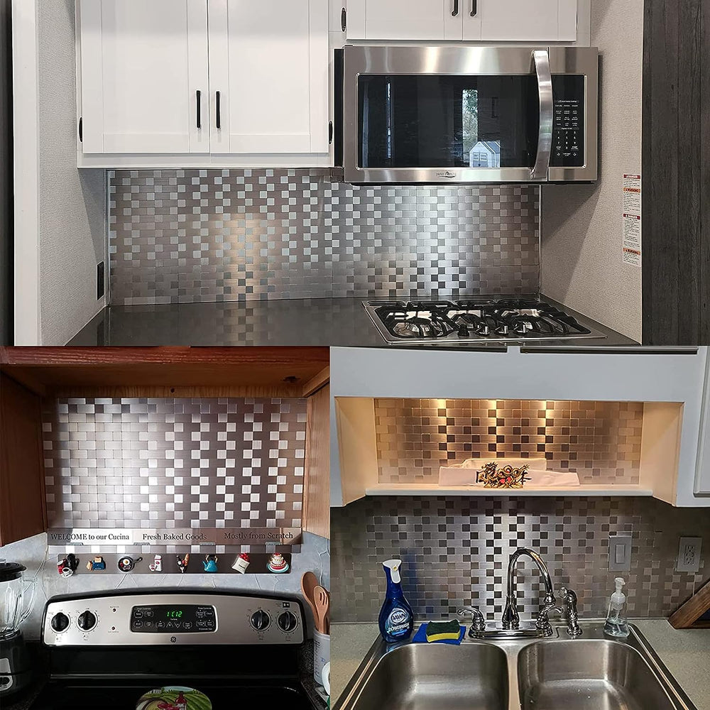 Rectangular Stick Hexagon Peel and Stick Waterjet Backsplash Self Adhesive Tiles ...