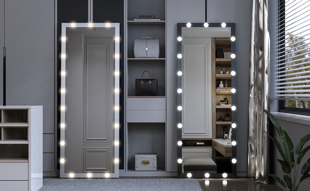 Ganzkörper-Kosmetikspiegel im Hollywood-Stil mit LED-Glühbirnen 